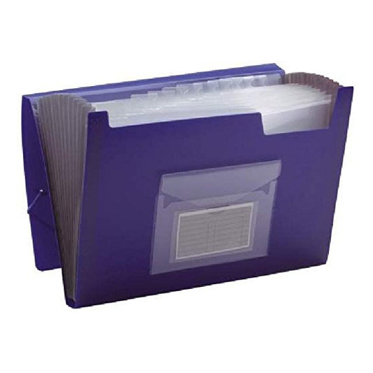 Select Expanding File 13 Pocket PP Blue - Selected