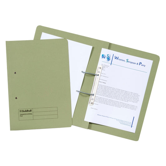 Q Connect Transfer File Fc Green Pack Of 25 - Vow