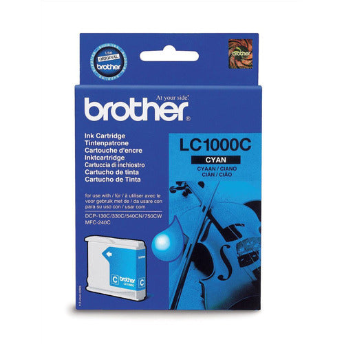 Brother Lc1000c Inkjet Cart Cyan - Brother