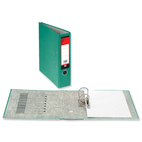 Select Lever Arch File Foolscap Green Pack of 10 - Selected