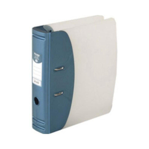 Hermes Lever Arch File A4 Metallic Blu 832007 - Hermes
