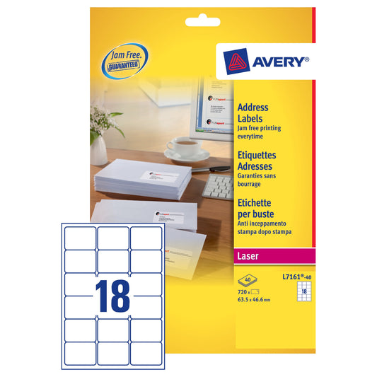 Avery Lsr Lbl Pk100 L7161-100 - Avery