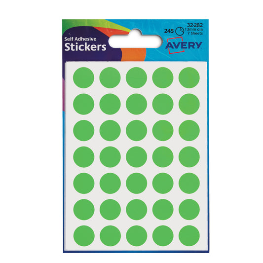 Blick Label Fluo Bag 13mm Grn 140 004158 - Pack Of 20 - Vow