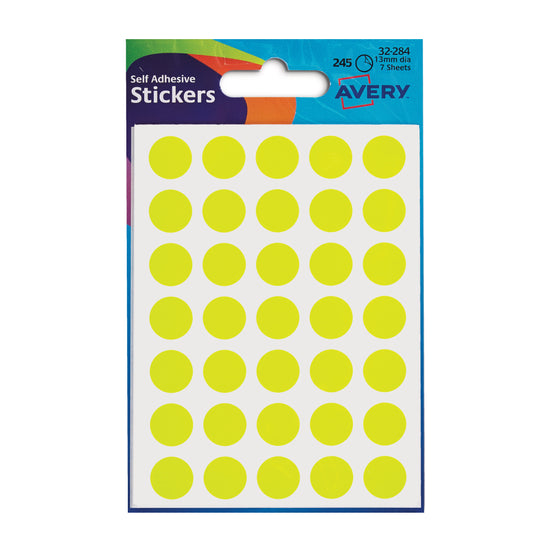Blick Label Fluo Bag 13mm Ylw 140 004752 - Pack Of 20 - Vow