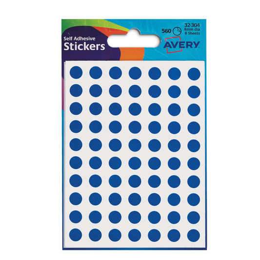Blick Label Bag 8mm Blue Pk490 002055 - Pack Of 20 - Avery