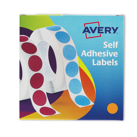 Blick Disp S/A Label 19mm Orange Pk1280 - Vow