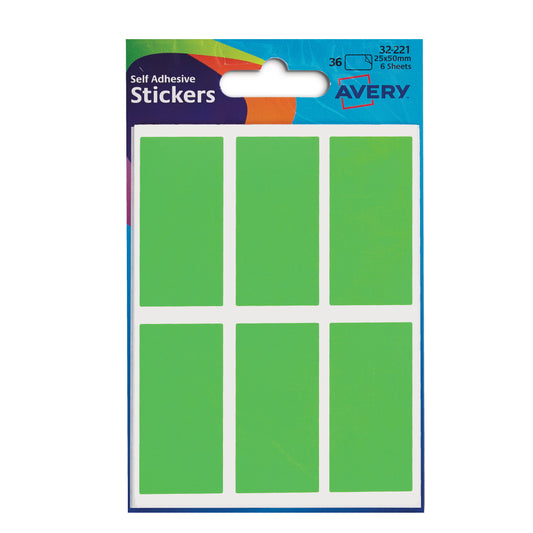 Blick Colour Label Fp 25x50 Grn Pk320 - Avery