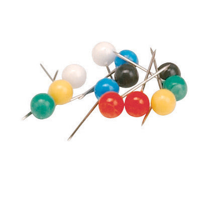 Select Map Pins 5mm Assorted (100) - Selected