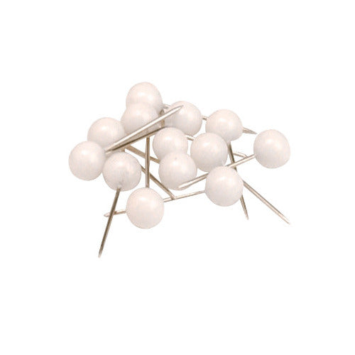 Select Map Pins 5mm White (100) - Selected