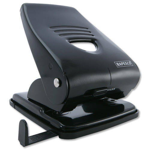 Rapesco Metal HD Punch Black PF800AB1 - Rapesco