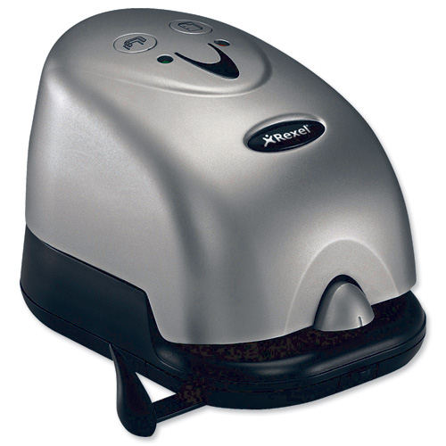 Rexel Polaris 1420 Elec Stapler/Punch 2101179 - Rexel Crystalfile