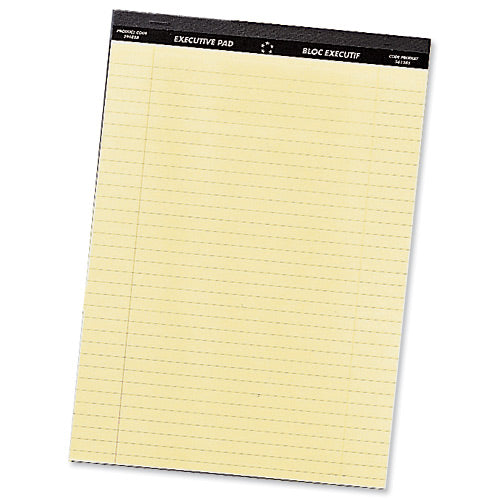 Select Executive Pad A4 Yellow 100 Pages Pack of 10 - Selected