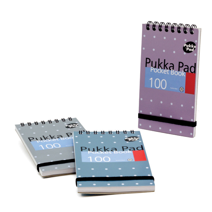 Pukka Pocket Book Metallic Pad 6254-MET pack of 6
