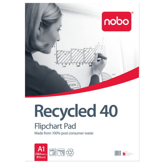 Bioffice A1 Flipchart Pad 40sheets 55gsm Pack Of 5 - Vow