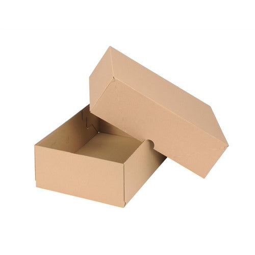 Carton/Lid 305x215x100mm Brn Pk10 - Vow
