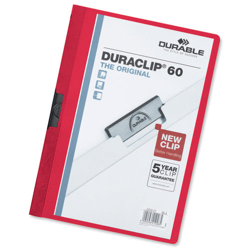 Durable Duraclip 6mm Red (25) 2209/03 - Durable