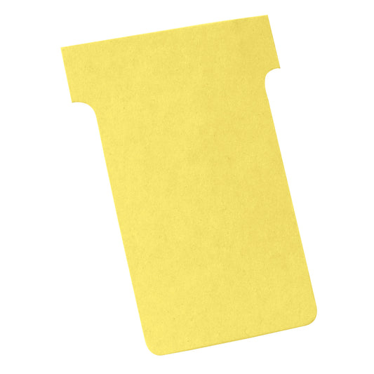 Nobo T-Cards A50 Yellow (100) 2002004 - Nobo