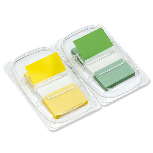 Select Index Flag 25mm Yellow/Green (2x50) - Selected