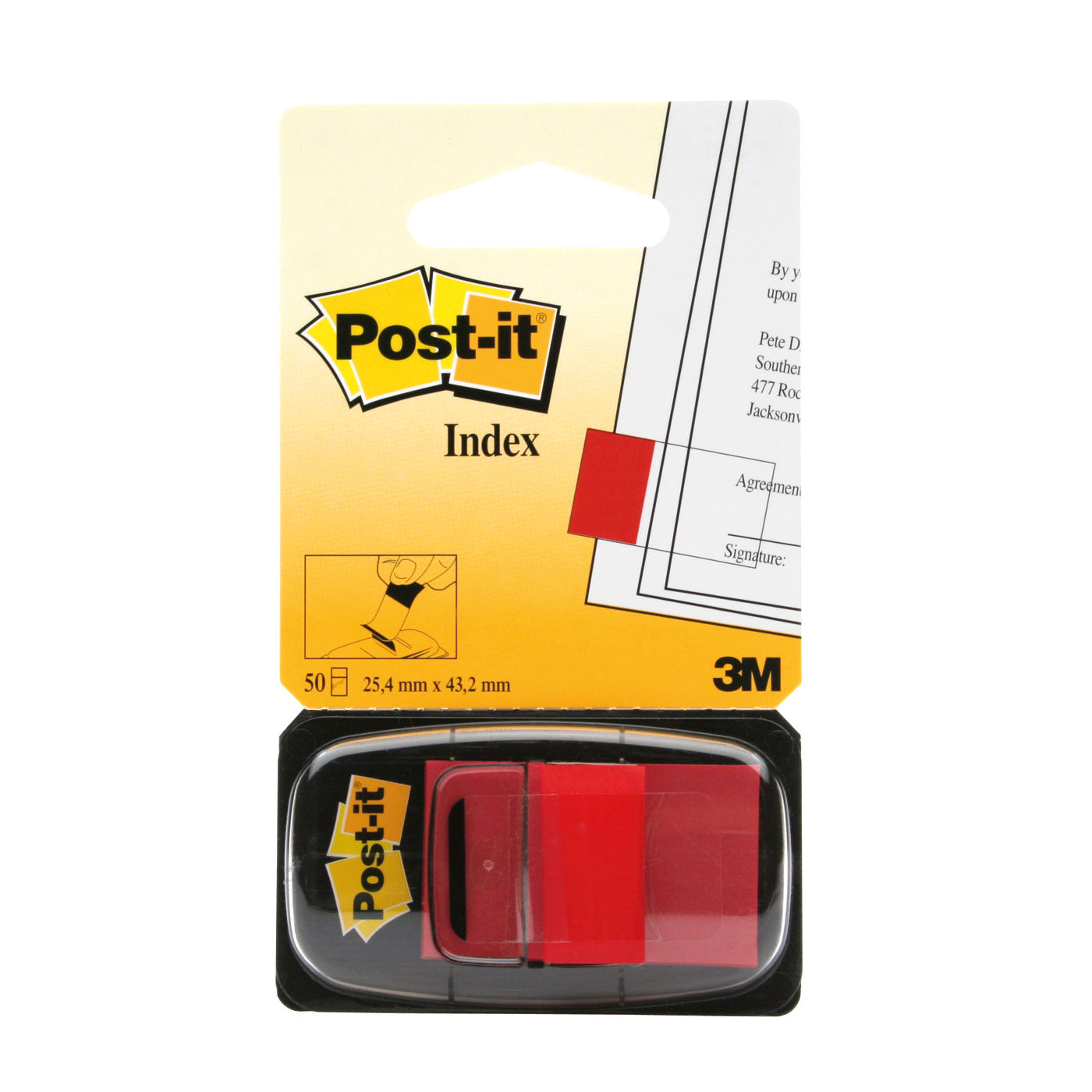 Post-it Index 25mm Red (50) 680-1