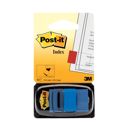 Post-it Index 25mm Blue (50) 680-2 - Post-it