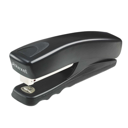 Rexel Sirius Full-Strip Stapler Black 2104043 - Rexel Crystalfile
