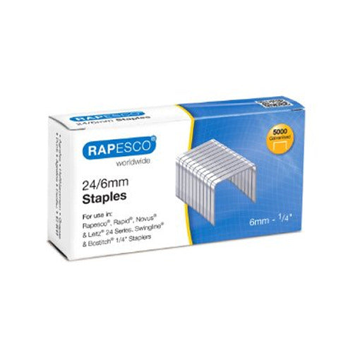 Rapesco Staples 6mm 24/6 (5000) S24602Z3 - Rapesco