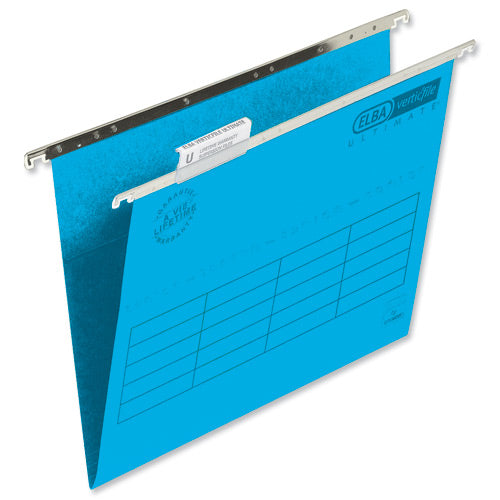 Elba Verticfile Suspension File Foolscap Blu (50) - Elba