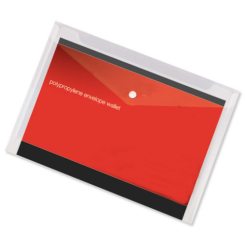 Select Polypropylene Envelope Wallets A4 Clear (5) - Selected