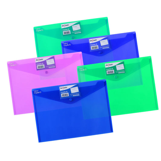 Snopake Polyfile ID Assorted Electra 14734 pack of 5 - Snopake