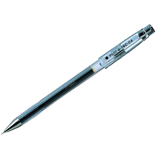 Pilot G-TEC Micro Rollerball 0.4mm Black BLGC4 pack of 12 - Pilot