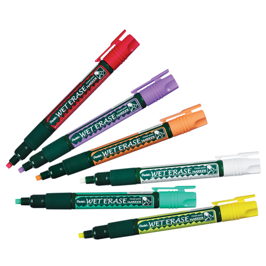 Pentel Chalk Markers Assorted (7) SMW26/7 - Pentel