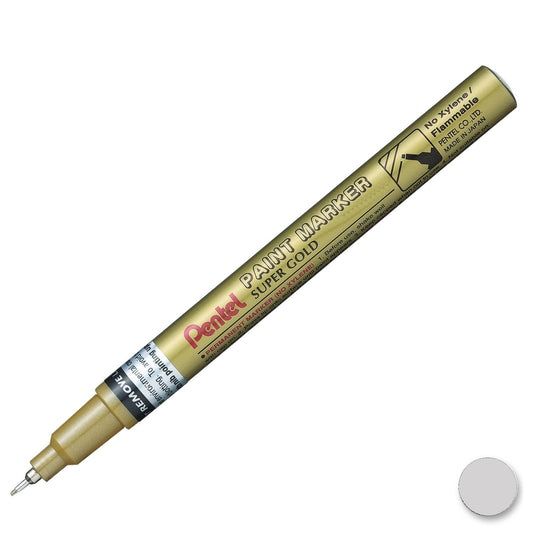 Pentel Metallic Paint Marker Medium Silver pack of 12 - Pentel