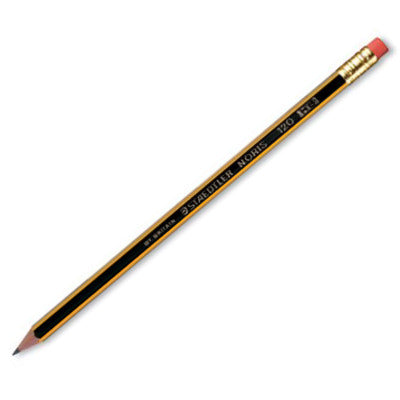 STAEDTLER Noris Pencil HB Rub 122HBRT pack of 12
