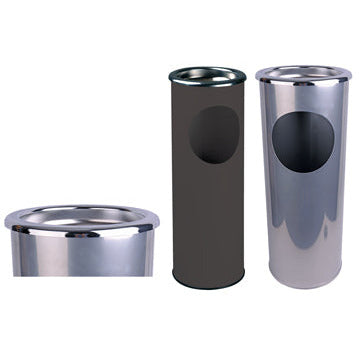 Ash Stand and Litter Bin - Black