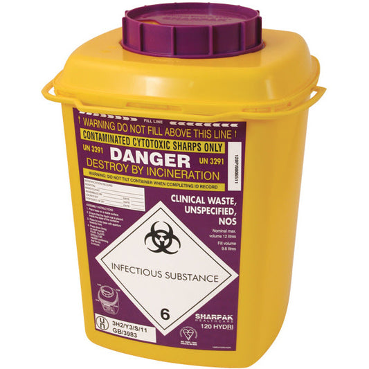 Sharpak 12L purple lid hydri mat - Sharpaks