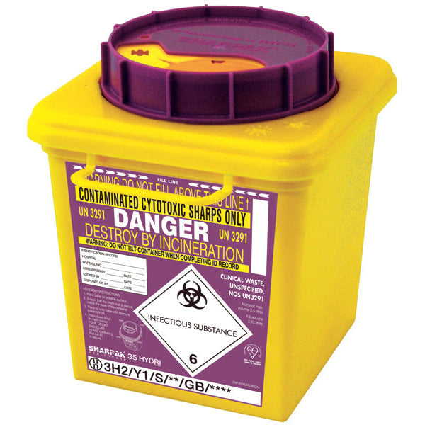 Sharpak 3.5L purple lid hydri mat - Sharpaks