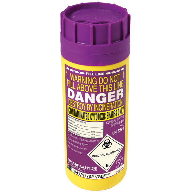 Sharpak compak purple hydri - 0.5ltr – Medisave UK