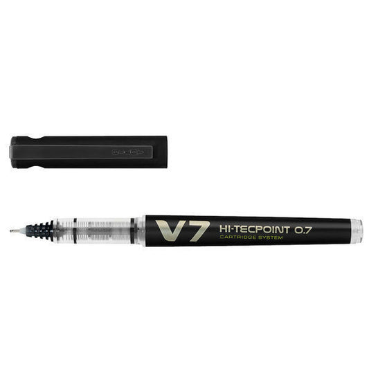 PILOT V7 REFILLABLE BLACK 108100101 Pack Of 10 - Pilot
