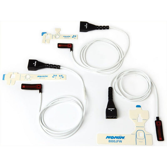 Nonin Reusable Flex SpO2 Sensor, Adult (3m Cable)