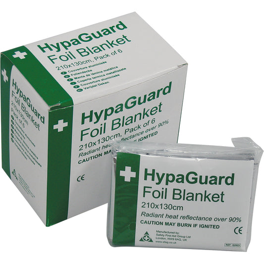 HypaGuard Foil Blanket Box of 6