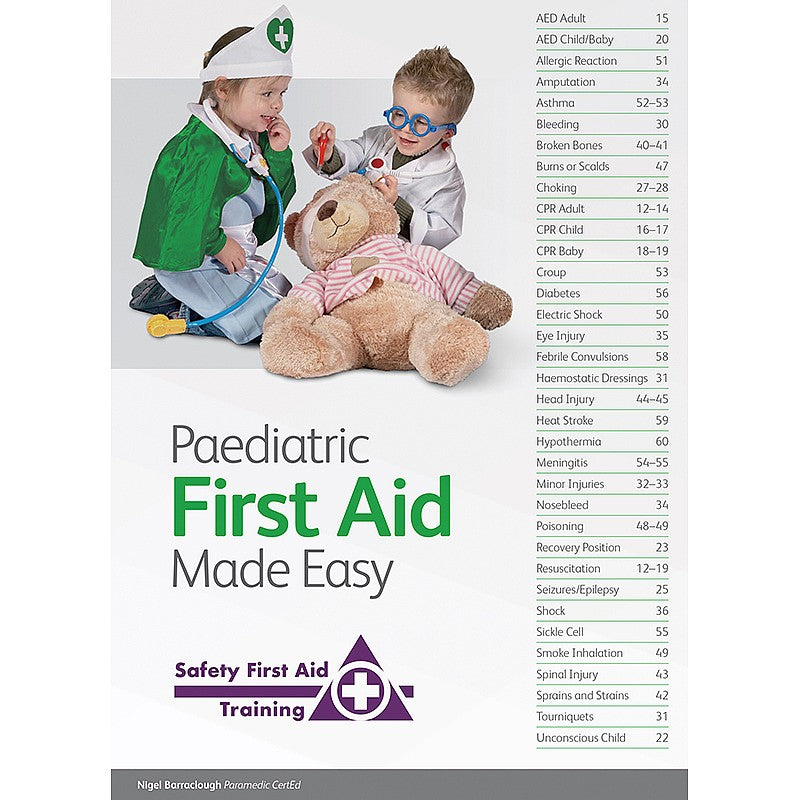 Paediatric First Aid Manual - Safety First Aid