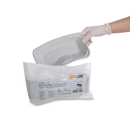 Kidney Tray, 700ml, RoomPak - Pack of 25 - Curas