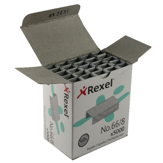 Rexel Staples No66/8 8mm 06065 Pk5000 - Vow