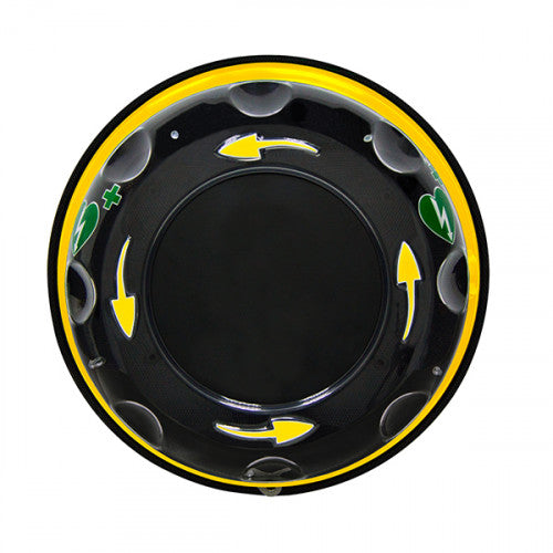 Lifepak CR2 Wall Cabinet, Rotaid Solid Plus, Heat, With Alarm, Yellow - Stryker-Physio Control