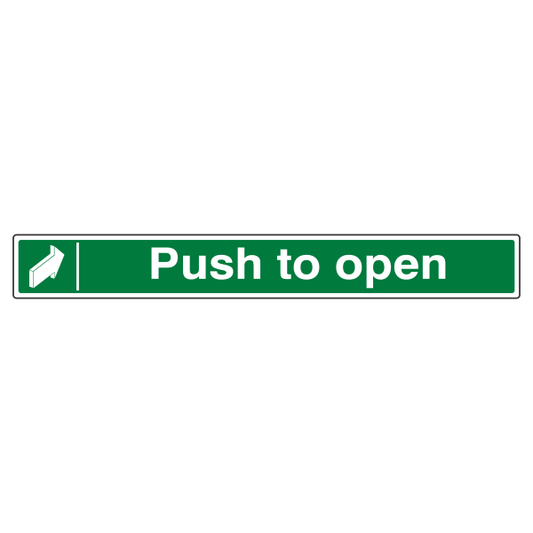 Push To Open Sign