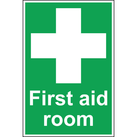 First Aid Room sign, 300*200mm Vinyl - Safety First Aid