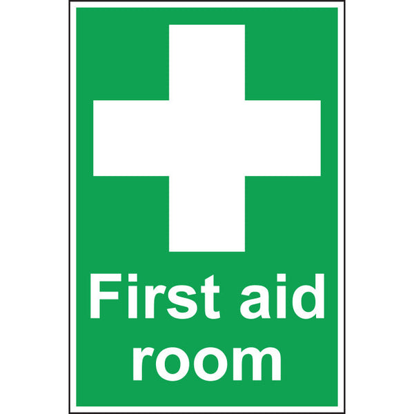 First Aid Room sign, 300*200mm Vinyl – Medisave UK