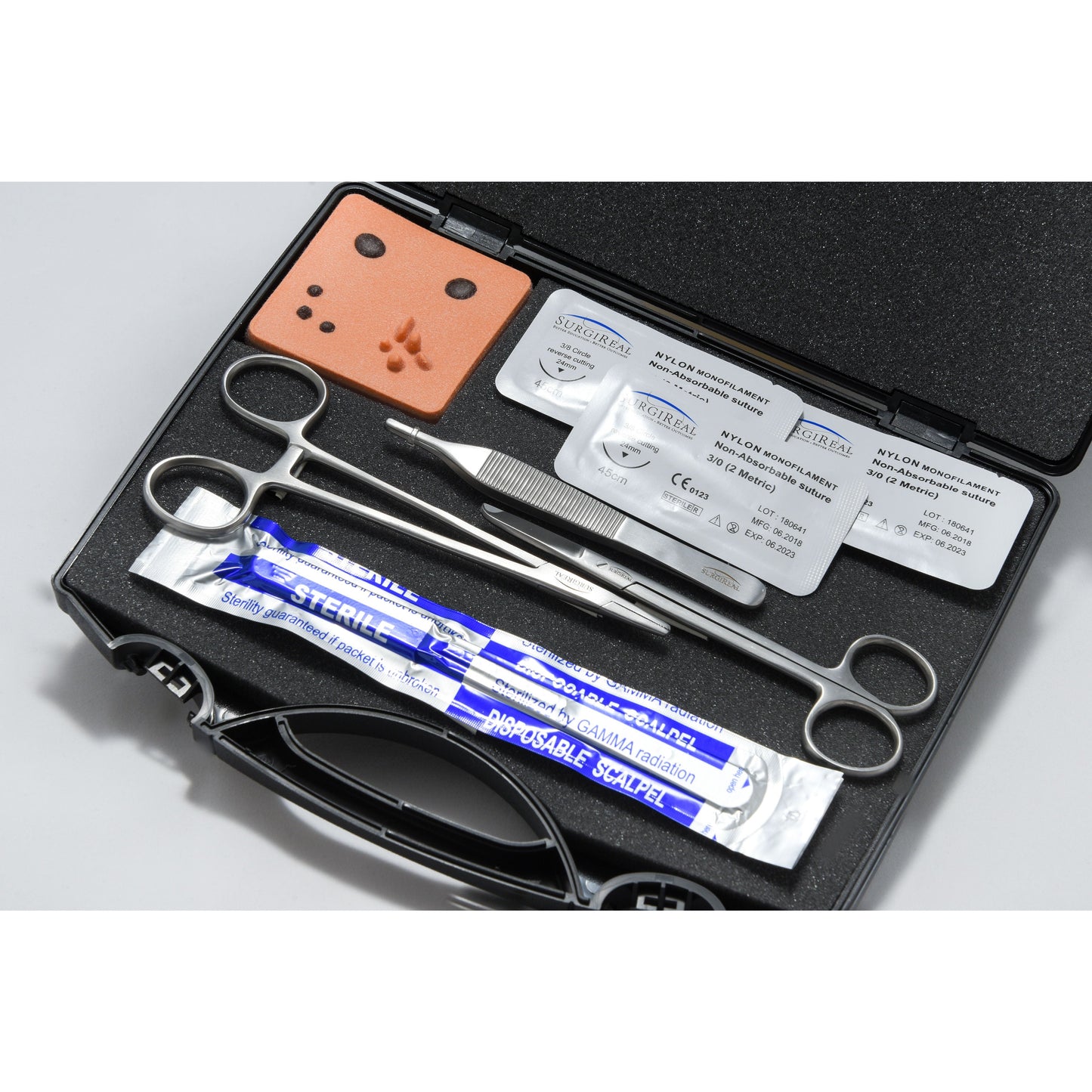 Dermal Biopsy Kit With Dermal Lesion Sim Tissue - Erler Zimmer