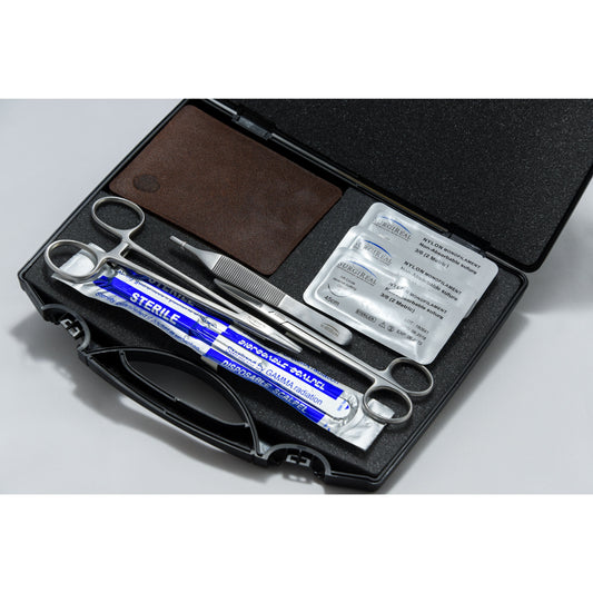 Suture Training Kit With 5-Layer Realsuture Suture Pad Dark Skin (4-0 Suture) - Erler Zimmer