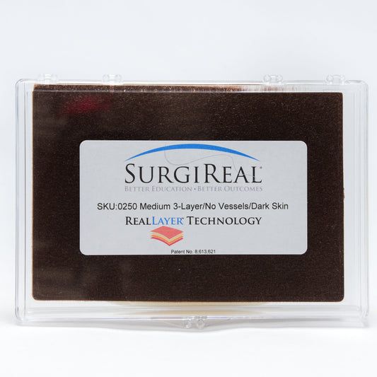 3-Layer Medium Realsuture Suture Pad Dark Skin